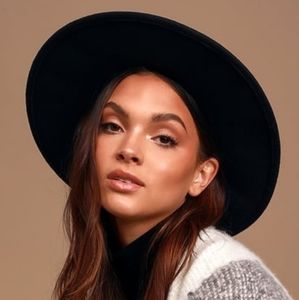 Beautiful Black Fedora hat